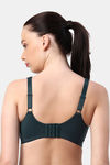Soie Double Layered Non Wired Full Coverage Minimiser Bra - Blue — thumbnail 4