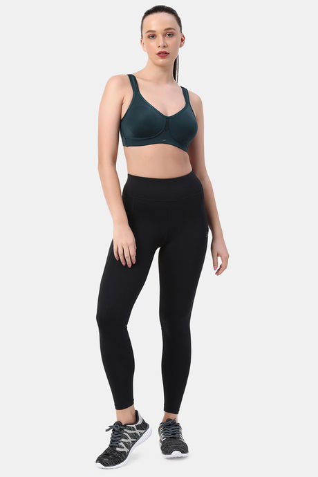 Soie Double Layered Non Wired Full Coverage Minimiser Bra - Blue — image 5