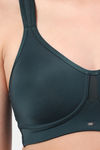 Soie Double Layered Non Wired Full Coverage Minimiser Bra - Blue — thumbnail 7