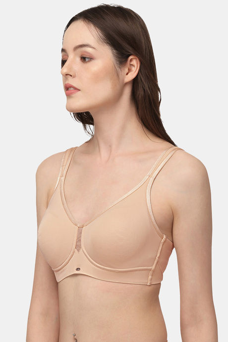 Soie Double Layered Non Wired Full Coverage Minimiser Bra (Pack of 2) - Multicolor — image 4