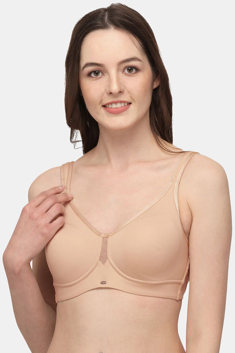 Soie Double Layered Non Wired Full Coverage Minimiser Bra (Pack of 2) - Multicolor — image 2