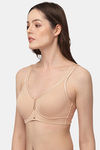 Soie Double Layered Non Wired Full Coverage Minimiser Bra (Pack of 2) - Multicolor — thumbnail 4