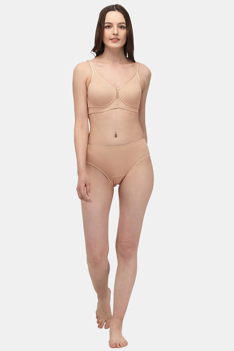 Soie Double Layered Non Wired Full Coverage Minimiser Bra (Pack of 2) - Multicolor — image 5