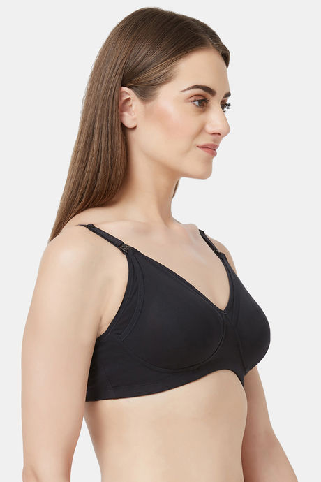 Soie Non-Padded Non-Wired Maternity Bra - Black — image 2