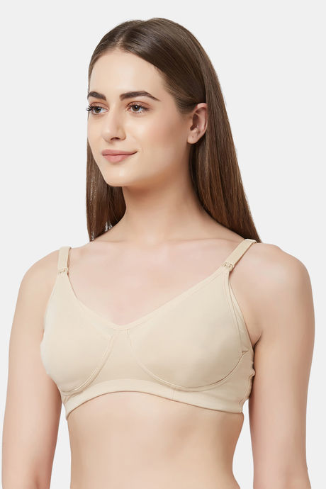 Soie Non-Padded Non-Wired Maternity Bra - Nude — image 4