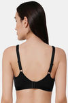 Soie Double Layered Non Wired Full Coverage Cami Bras Bra - Black — thumbnail 2