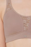 Soie Full Coverage Non Padded Non Wired Bra - Dark Skin — thumbnail 6
