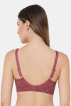 Soie Full Coverage Non Padded Non Wired Bra - Earthred — thumbnail 4