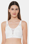 Soie Full Coverage Non Padded Non Wired Bra - White — thumbnail 1
