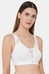 Soie Full Coverage Non Padded Non Wired Bra - White — thumbnail 2