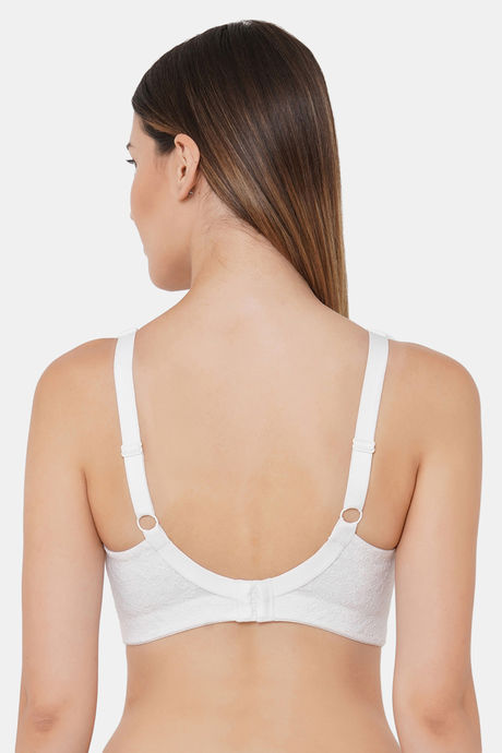 Soie Full Coverage Non Padded Non Wired Bra - White — image 4