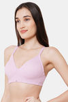 Soie Non Padded Non Wired Full Coverage T-Shirt Bra - Lilac — thumbnail 3