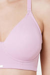 Soie Non Padded Non Wired Full Coverage T-Shirt Bra - Lilac — thumbnail 7