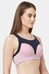 Soie Extreme Coverage High Impact Padded Non-Wired Sports Bra - Pink — thumbnail 2