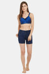 Soie Full Coverage High Impact Padded Non-Wired Sports Bra - Royal Blue — thumbnail 4