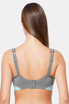 Soie Extreme Coverage Medium Impact Spacer Cups Non Wired Bra - Blue Tint — thumbnail 4