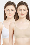 Soie Non-Padded Non-Wired Beginners Bra - Multicolor — thumbnail 1