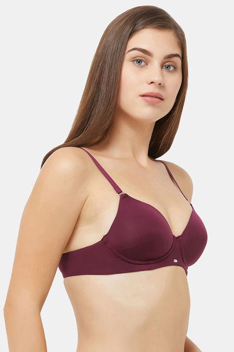 Soie Medium Coverage Padded Non-Wired T-Shirt Bra (Pack Of2) - Multicolor — image 3