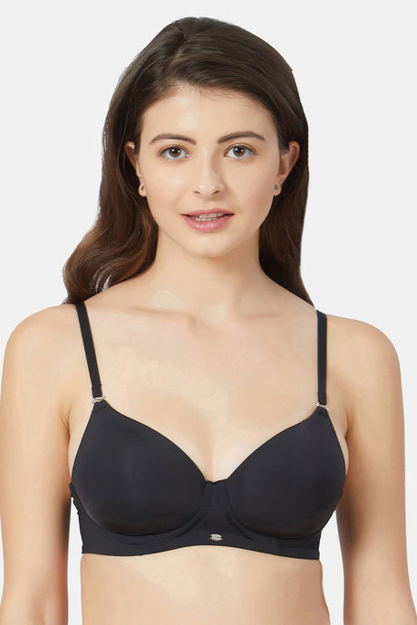 Soie Medium Coverage Padded Non-Wired T-Shirt Bra (Pack Of2) - Multicolor — image 8
