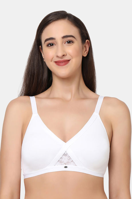 Soie Full Coverage Cross Over Non Padded Non Wired Bra (Pack Of 2) - Multicolor — image 2