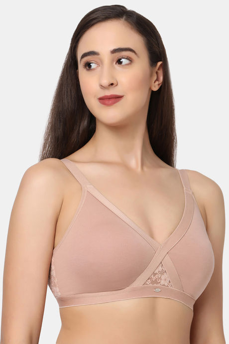 Soie Full Coverage Cross Over Non Padded Non Wired Bra (Pack Of 2) - Multicolor — image 7
