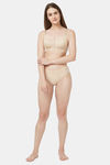 Soie Full Coverage Padded Non-Wired Lace Bra - Nude — thumbnail 5