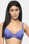 Soie Double Layered Wired Full Coverage T-Shirt Bra - Cobalt — thumbnail 1