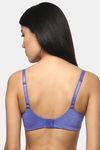 Soie Double Layered Wired Full Coverage T-Shirt Bra - Cobalt — thumbnail 4