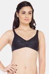 Soie Single Layered Non Wired Full Coverage Bra - Black — thumbnail 1