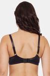 Soie Single Layered Non Wired Full Coverage Bra - Black — thumbnail 3