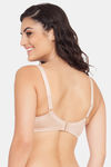 Soie Single Layered Non Wired Full Coverage Bra - Sheer Taupe — thumbnail 4
