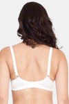 Soie Single Layered Non Wired Full Coverage Bra - White — thumbnail 3