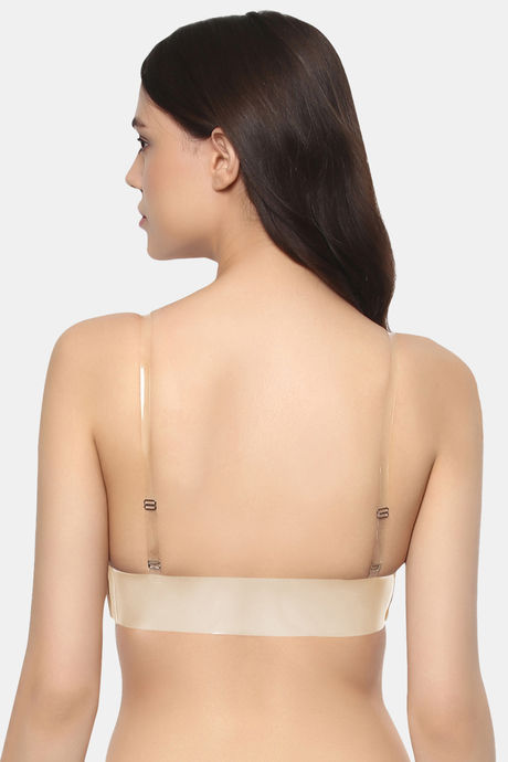 Soie Double Layered Non Wired Medium Coverage Bra - Nude — image 4