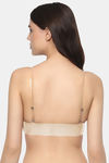 Soie Double Layered Non Wired Medium Coverage Bra - Nude — thumbnail 4