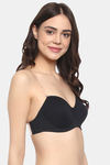 Soie Single Layered Wired Medium Coverage Bra - Black — thumbnail 2