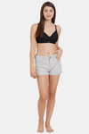Soie Double Layered Non Wired Full Coverage Bra - Black — thumbnail 5