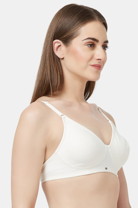 Soie Double Layered Non Wired Full Coverage Bra - Ivory — image 2