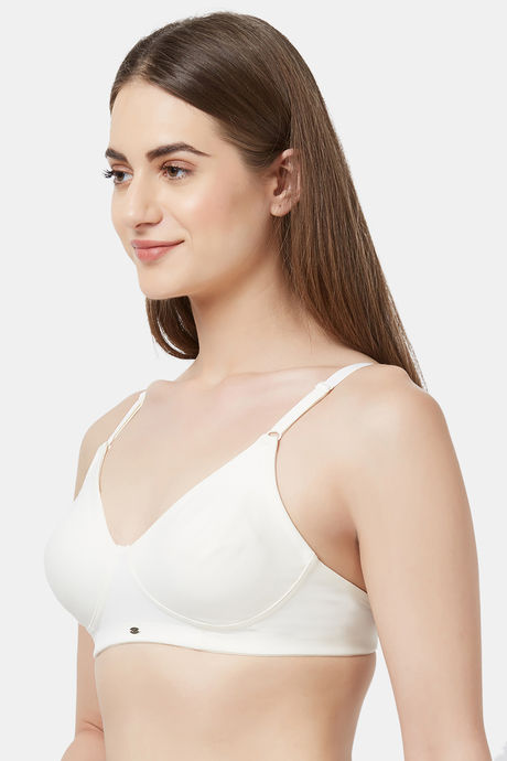 Soie Double Layered Non Wired Full Coverage Bra - Ivory — image 3