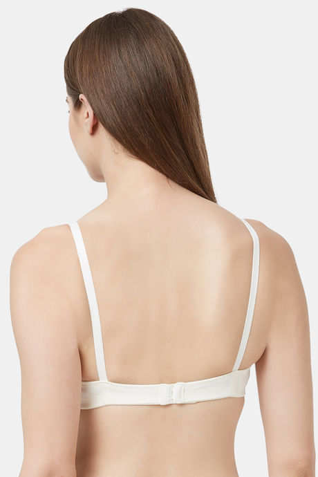 Soie Double Layered Non Wired Full Coverage Bra - Ivory — image 4