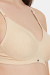 Soie Double Layered Non Wired Full Coverage Bra - Nude — thumbnail 6