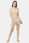 Soie Single Layered Non Wired Full Coverage Bra - Nude — thumbnail 5
