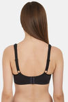 Soie Single Layered Wired Full Coverage T-Shirt Bra - Black — thumbnail 3