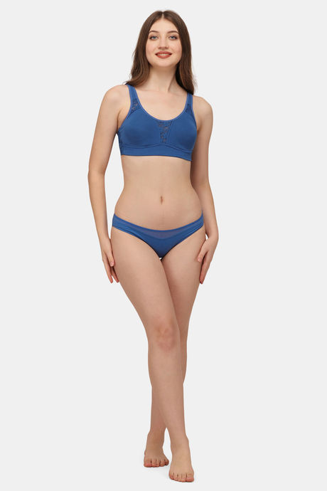 Soie Single Layered Non Wired Full Coverage T-Shirt Bra - Midnight — image 4