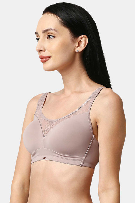 Soie Padded Non Wired Full Coverage T-Shirt Bra (Pack of 2) - Multicolor — image 9
