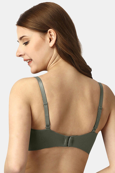 Soie Padded Non Wired Full Coverage T-Shirt Bra - Cloud — image 2