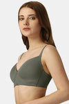Soie Padded Non Wired Full Coverage T-Shirt Bra - Cloud — thumbnail 3