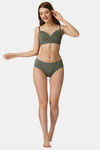 Soie Padded Non Wired Full Coverage T-Shirt Bra - Cloud — thumbnail 5