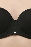 Soie Padded Wired Medium Coverage Pretty Back Bra - Black — thumbnail 4