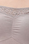 Soie Padded Non Wired Full Coverage Tube Bra - Sand — thumbnail 5