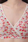 Soie Double Layered Non Wired Medium Coverage Cami Bra - Print — thumbnail 5